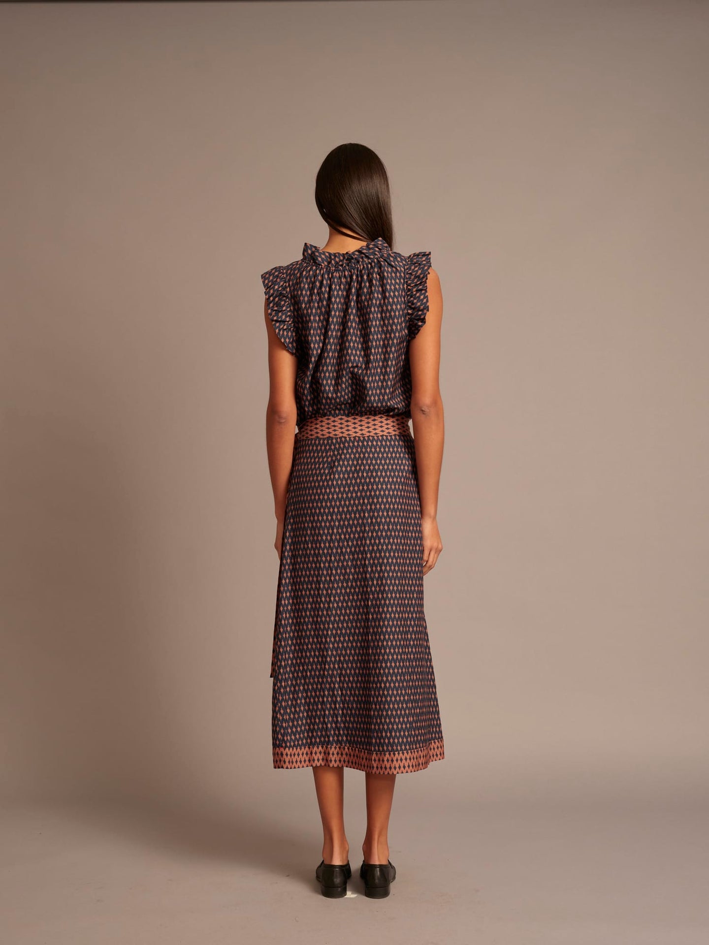 X2605 Skirt Navy Diamond Marta Skirt Navy Diamond Marta Skirt