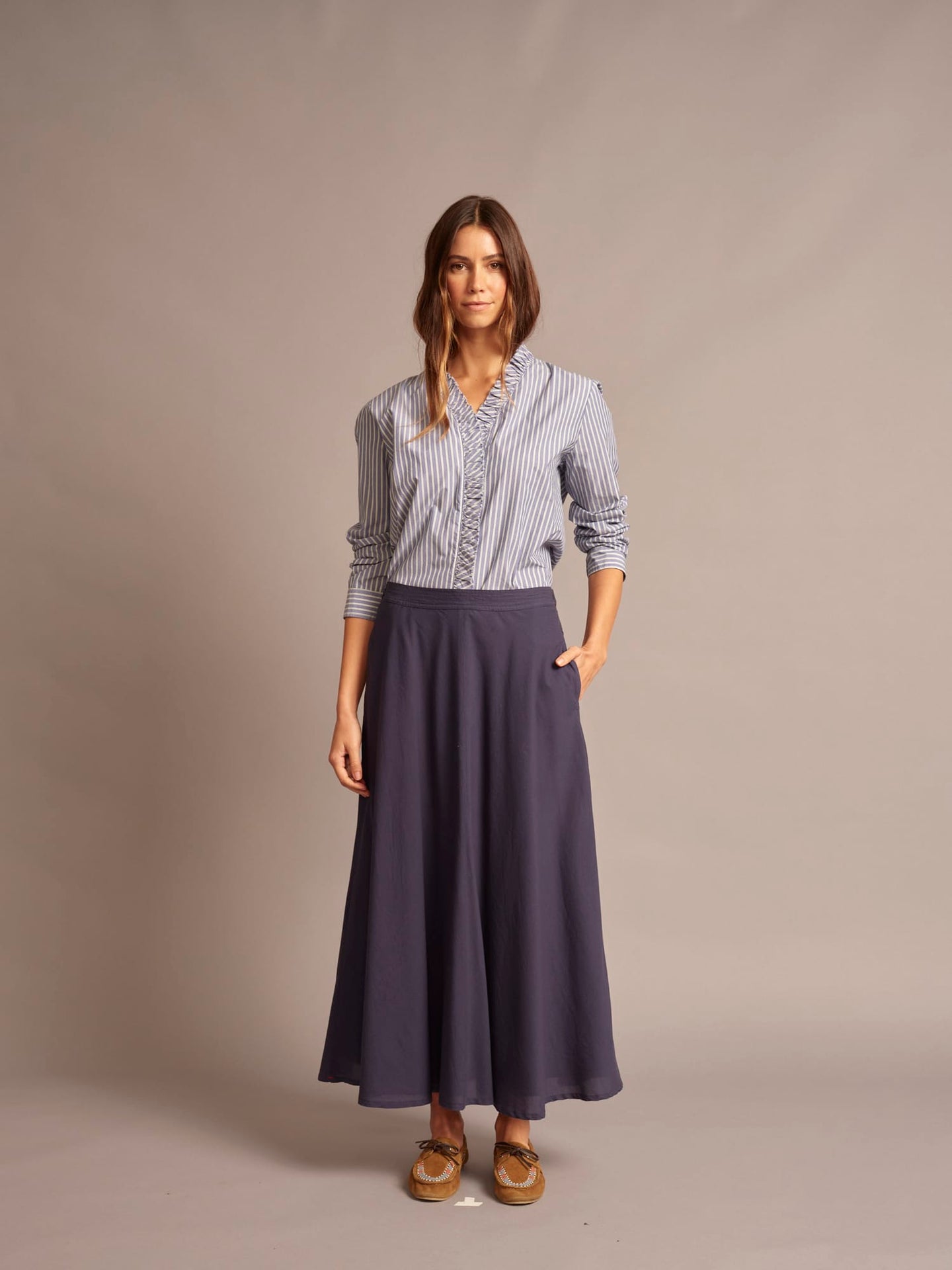 X2605 Skirt Navy Stela Skirt Navy Stela Skirt