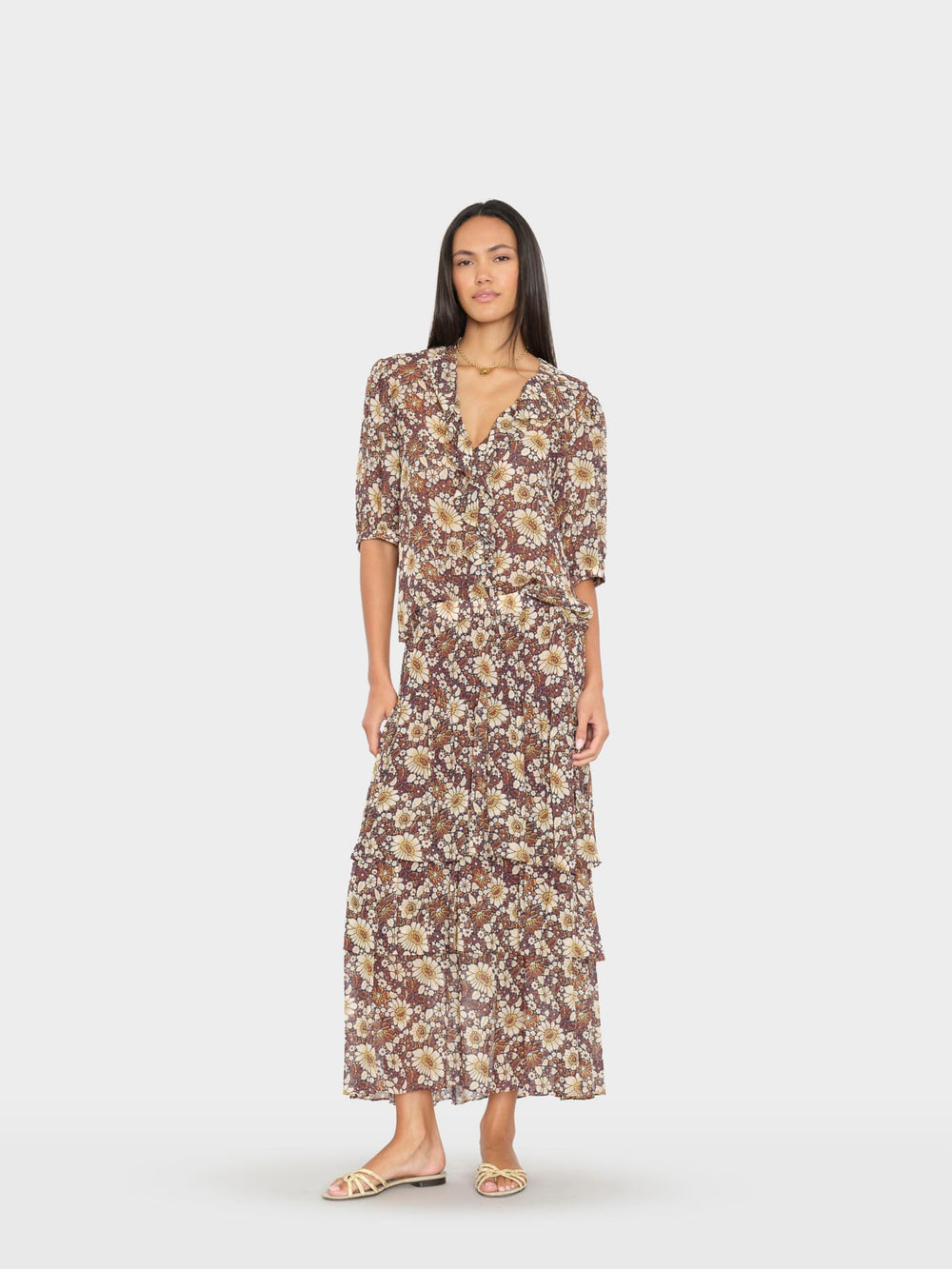 X2605 Skirt Tawny Brown Gretchen Skirt Tawny Brown Gretchen Skirt