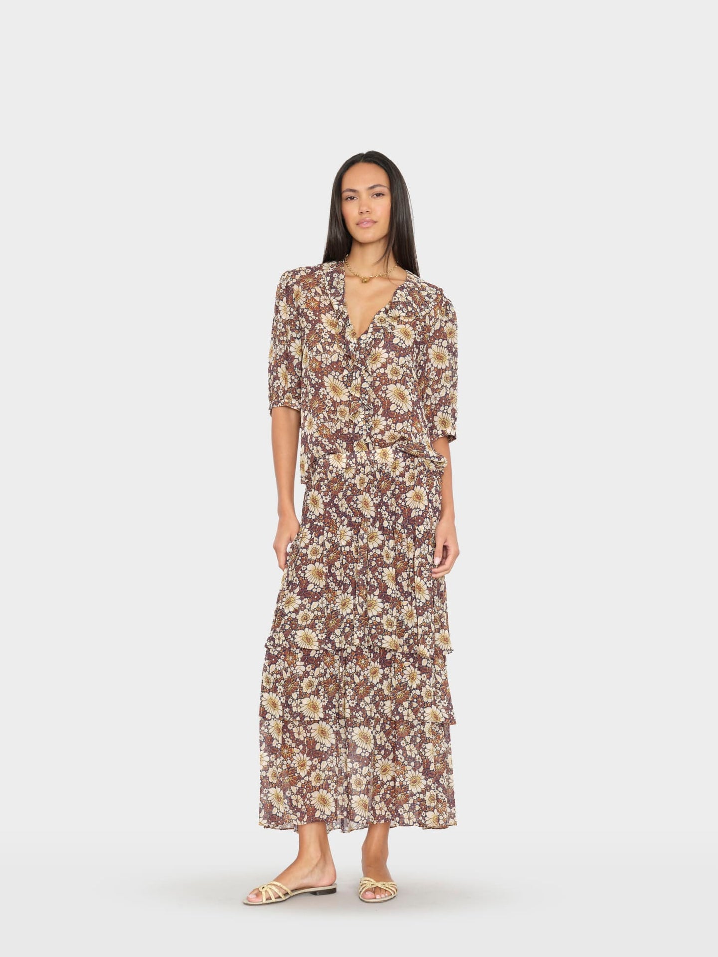 X2605 Skirt Tawny Brown Gretchen Skirt Tawny Brown Gretchen Skirt