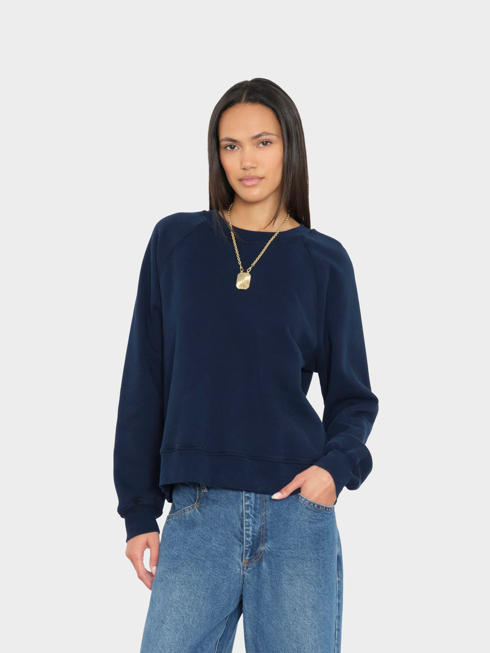 X2605 Sweatshirt Navy Marathon Sweatshirt Navy Marathon Sweatshirt