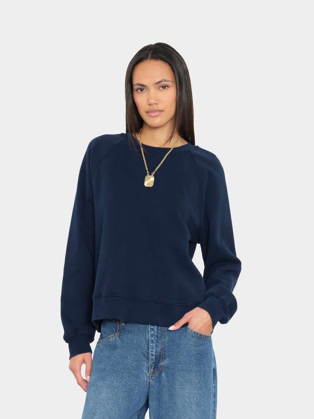 X2605 Sweatshirt Navy Marathon Sweatshirt Navy Marathon Sweatshirt