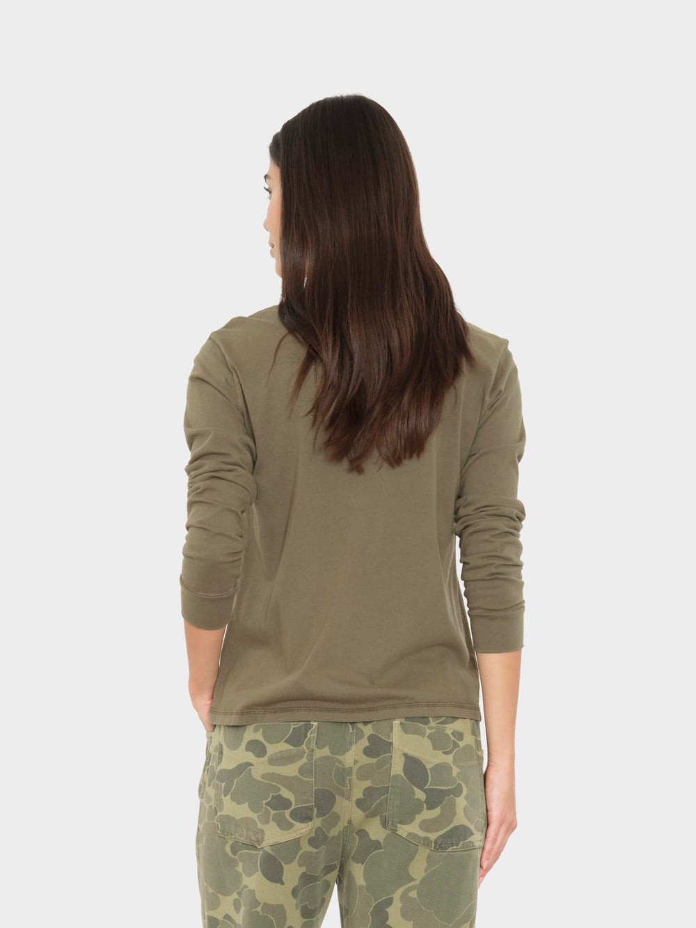 X2605 Top Dusty Moss Lucas Top Dusty Moss Lucas Top