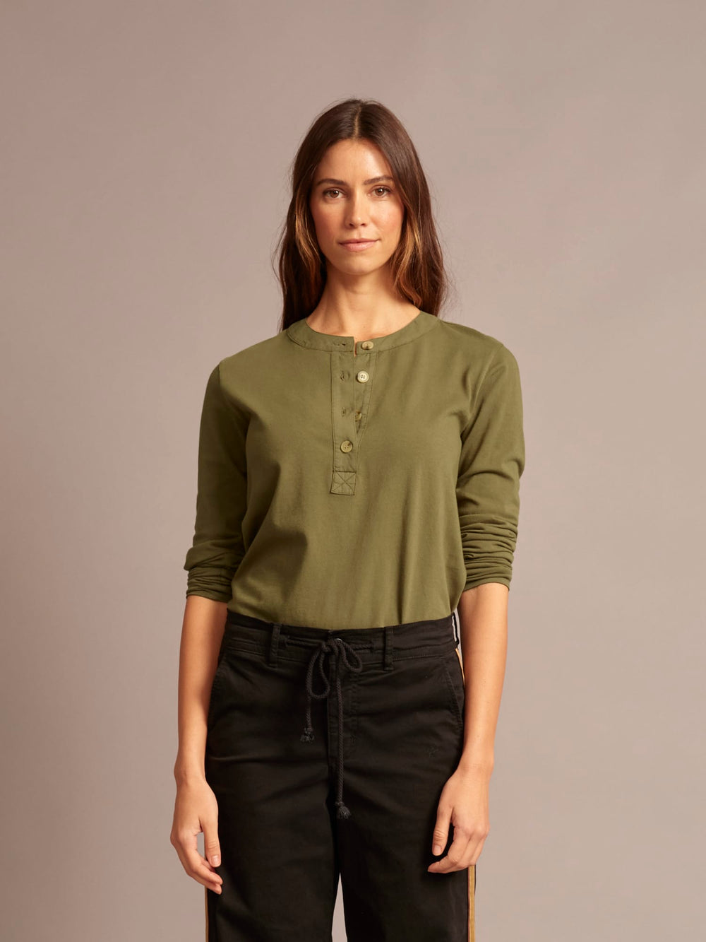 X2605 Top Dusty Moss Lucas Top Dusty Moss Lucas Top