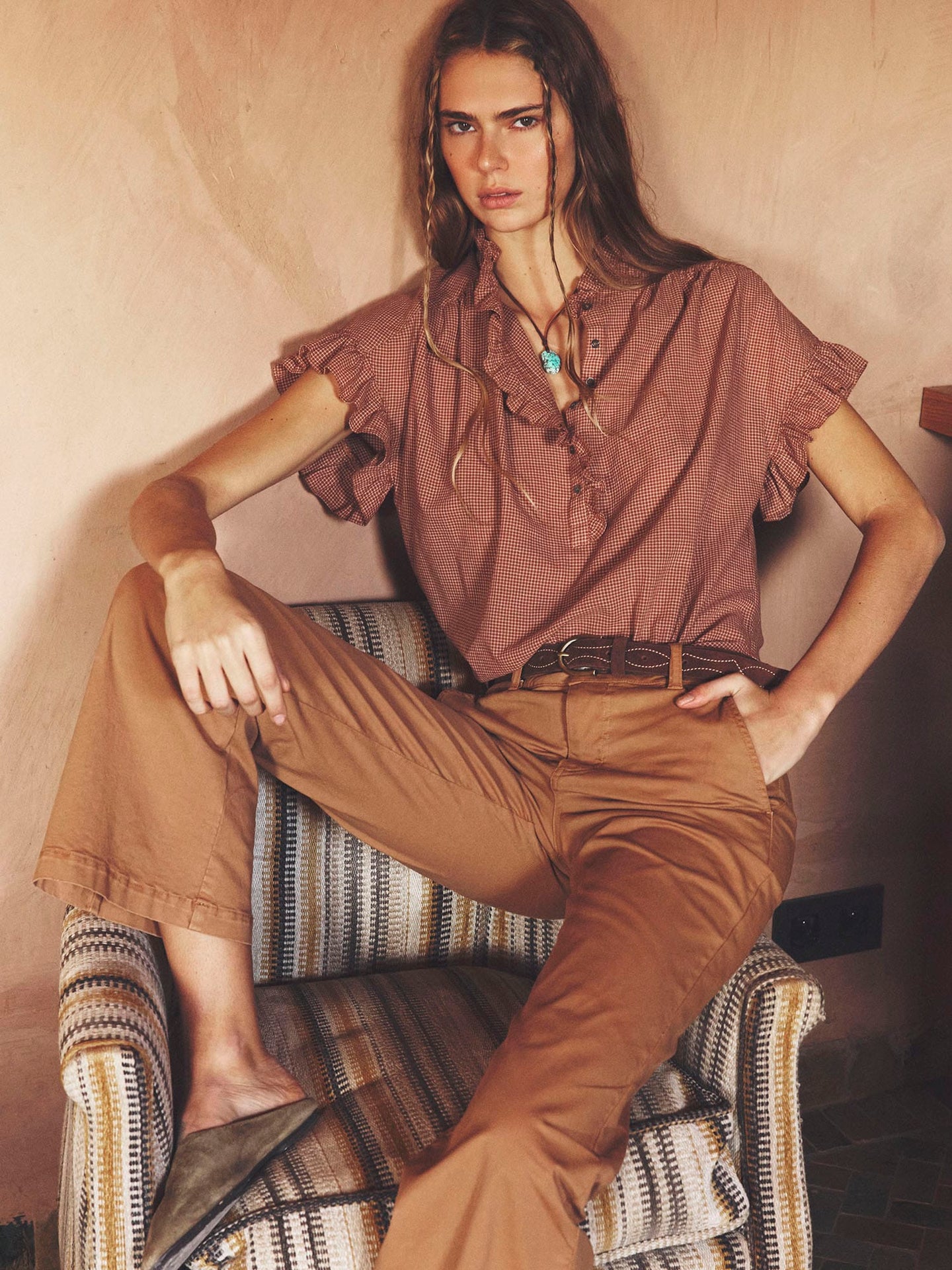 X2605 Top Ginger Brown Brie Top Ginger Brown Brie Top