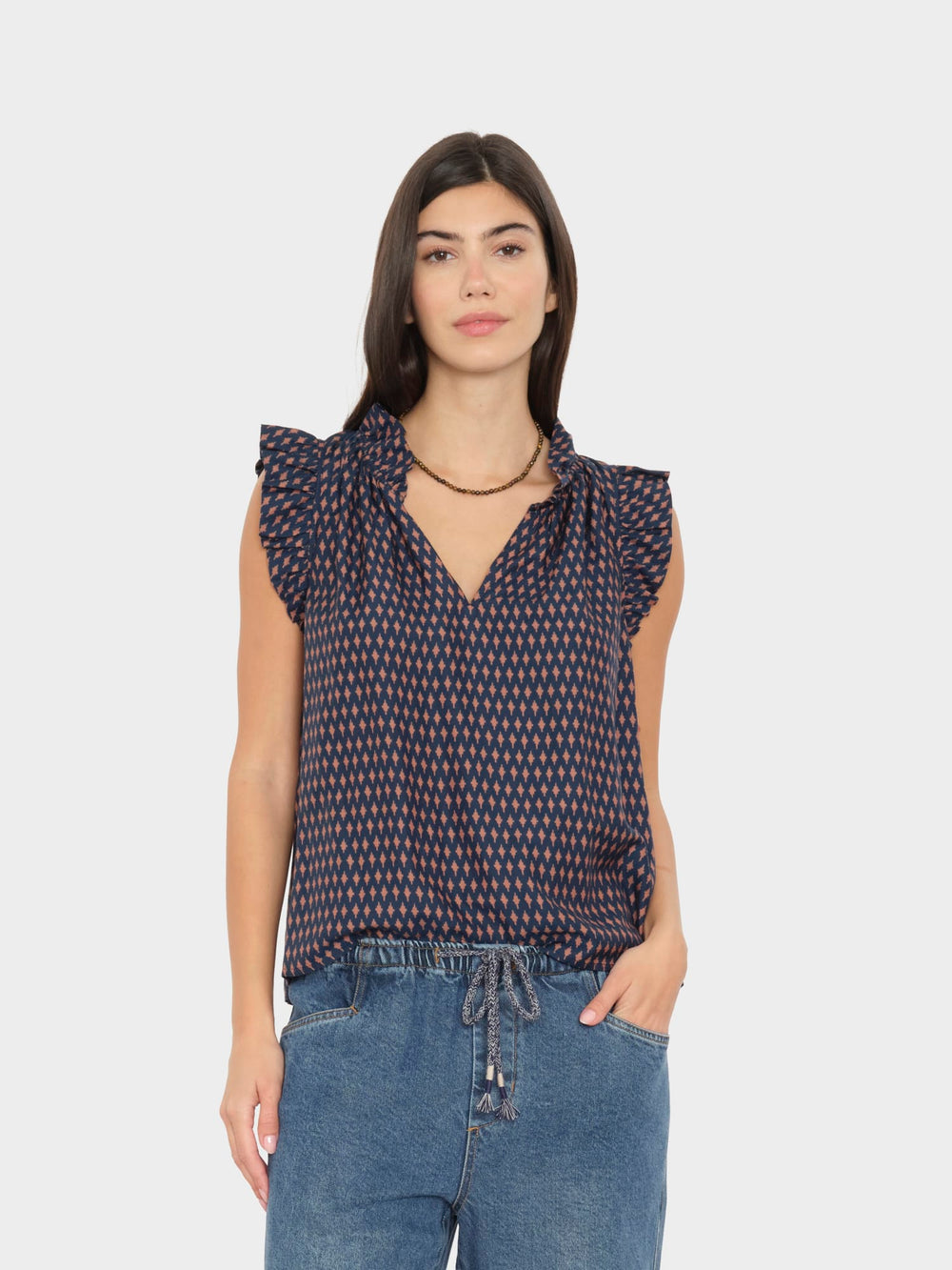 X2605 Top Navy Diamond Bex Top Navy Diamond Bex Top