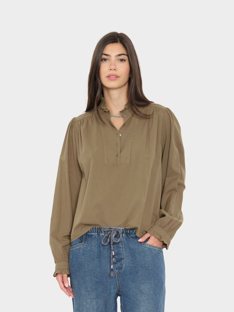 X2605 Top Olive Smoke Dorien Top Olive Smoke Dorien Top