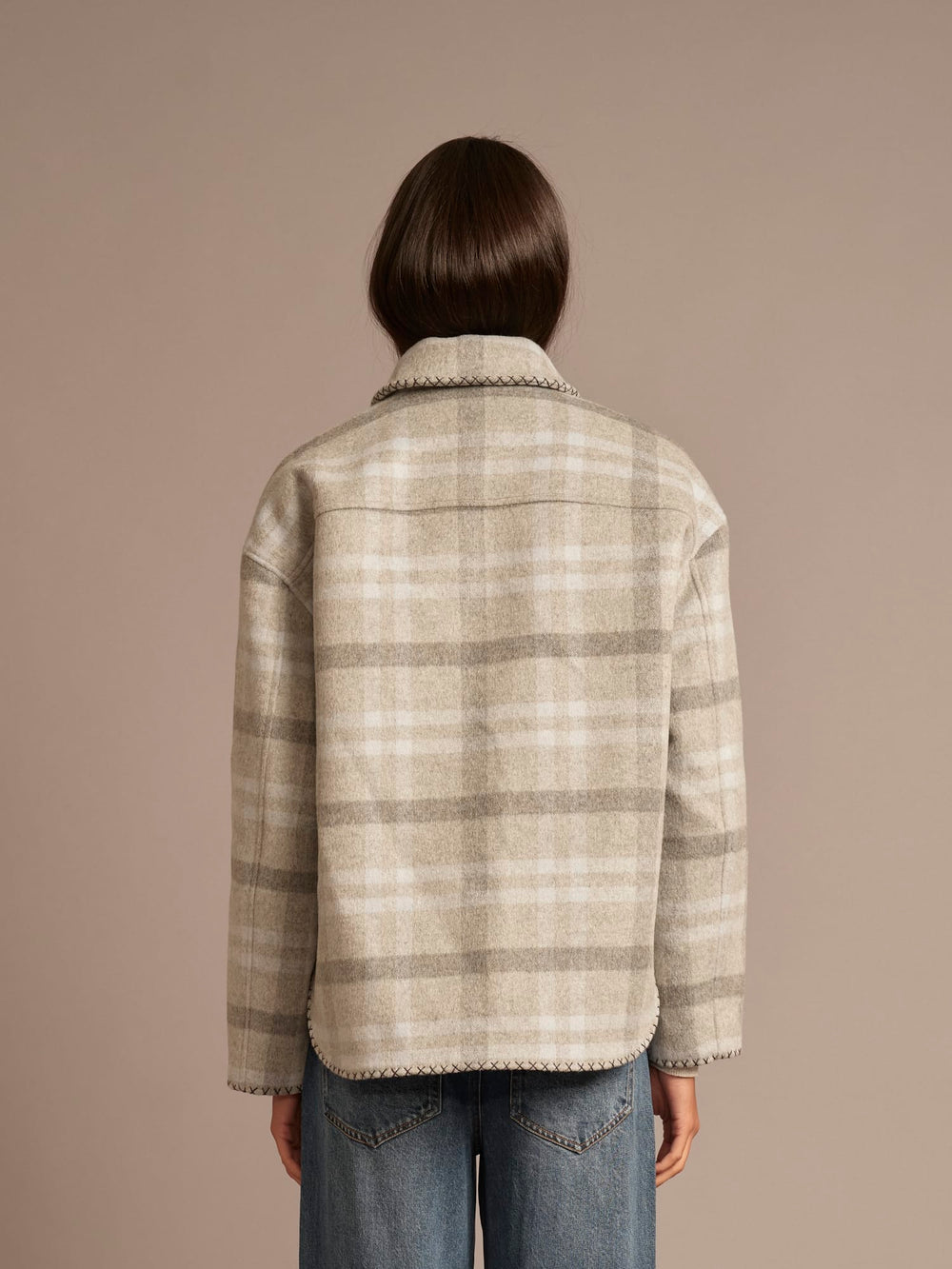 X2606 Jacket Frost Blue Plaid Dean Jacket Frost Blue Plaid Dean Jacket
