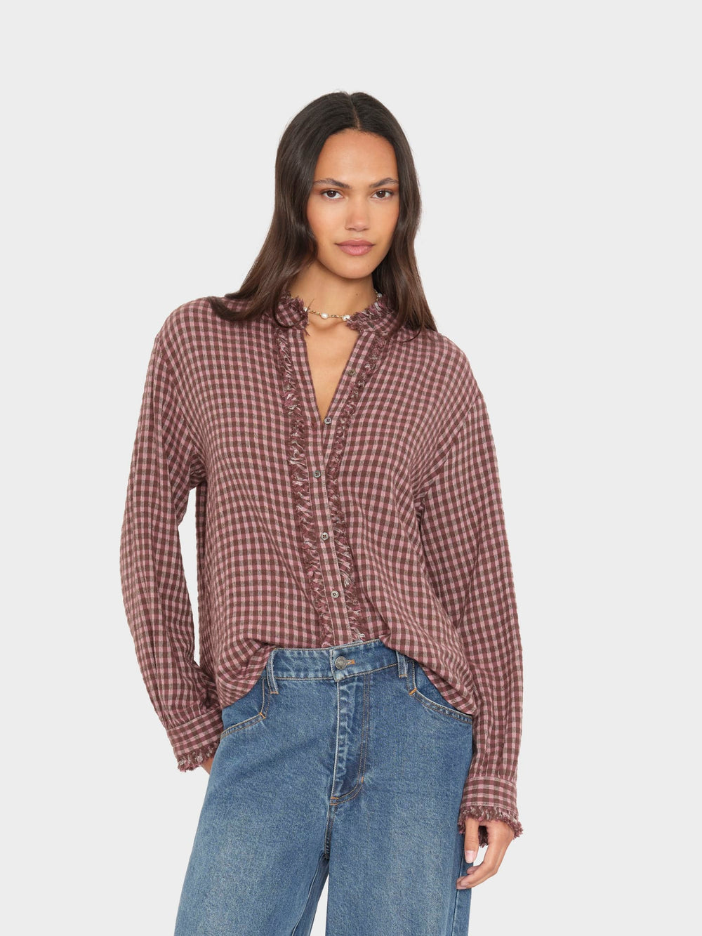 X2606 Shirt Bourbon Rose Amelie Shirt Bourbon Rose Amelie Shirt