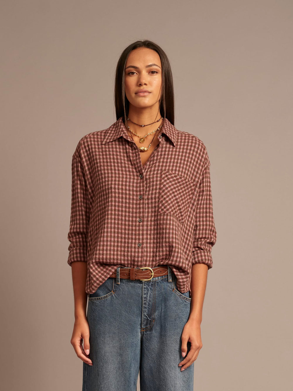 X2606 Shirt Bourbon Rose Jordy Shirt Bourbon Rose Jordy Shirt