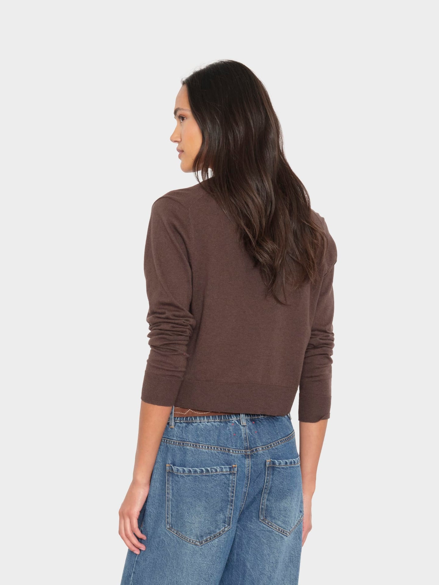 X2606 Sweater Brazil Nut Calder Cardigan Brazil Nut Calder Cardigan