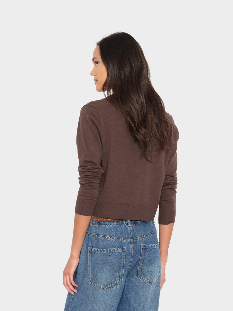 X2606 Sweater Brazil Nut Calder Cardigan Brazil Nut Calder Cardigan