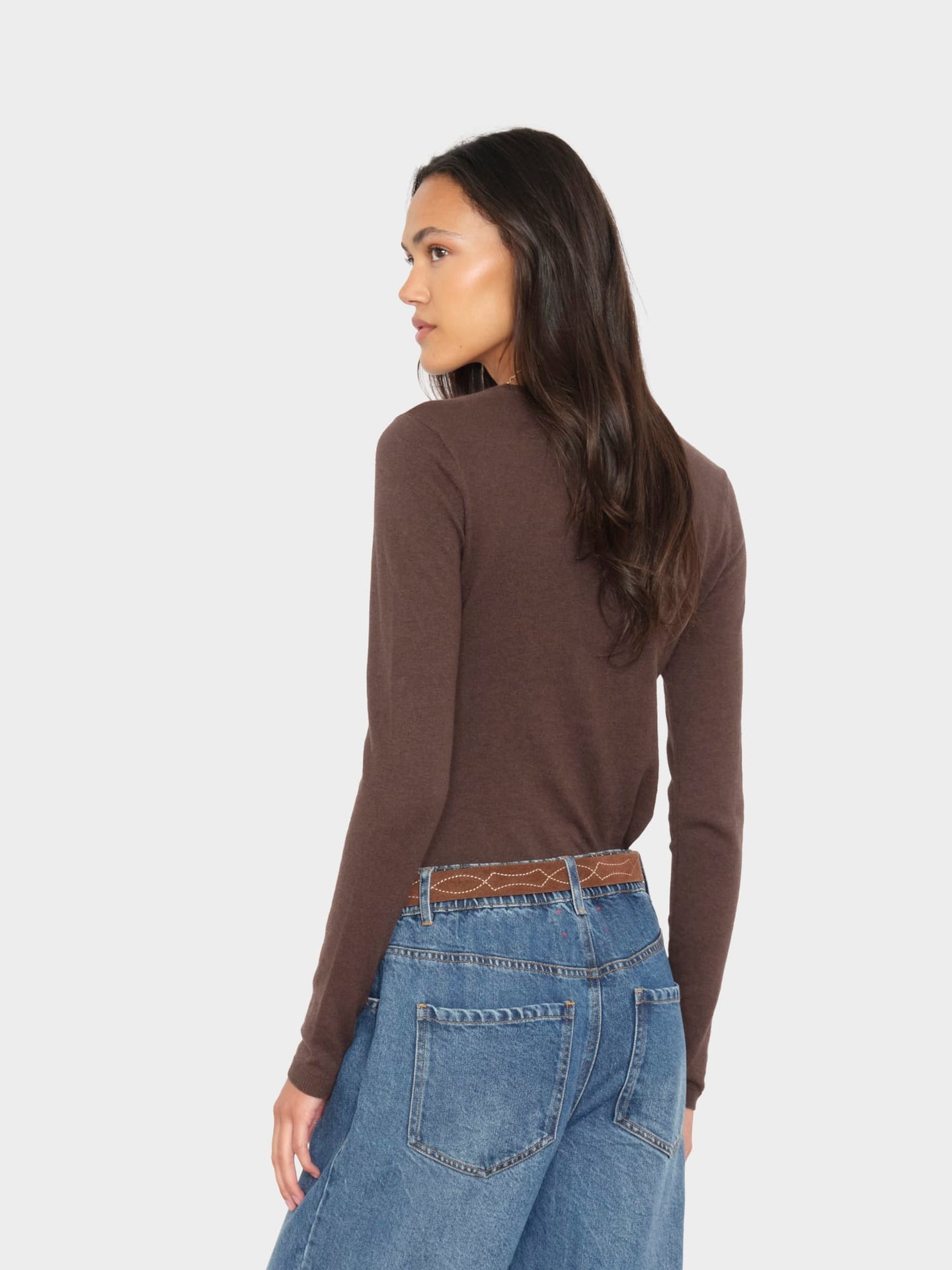 X2606 Sweater Brazil Nut Crewe Sweater Brazil Nut Crewe Sweater