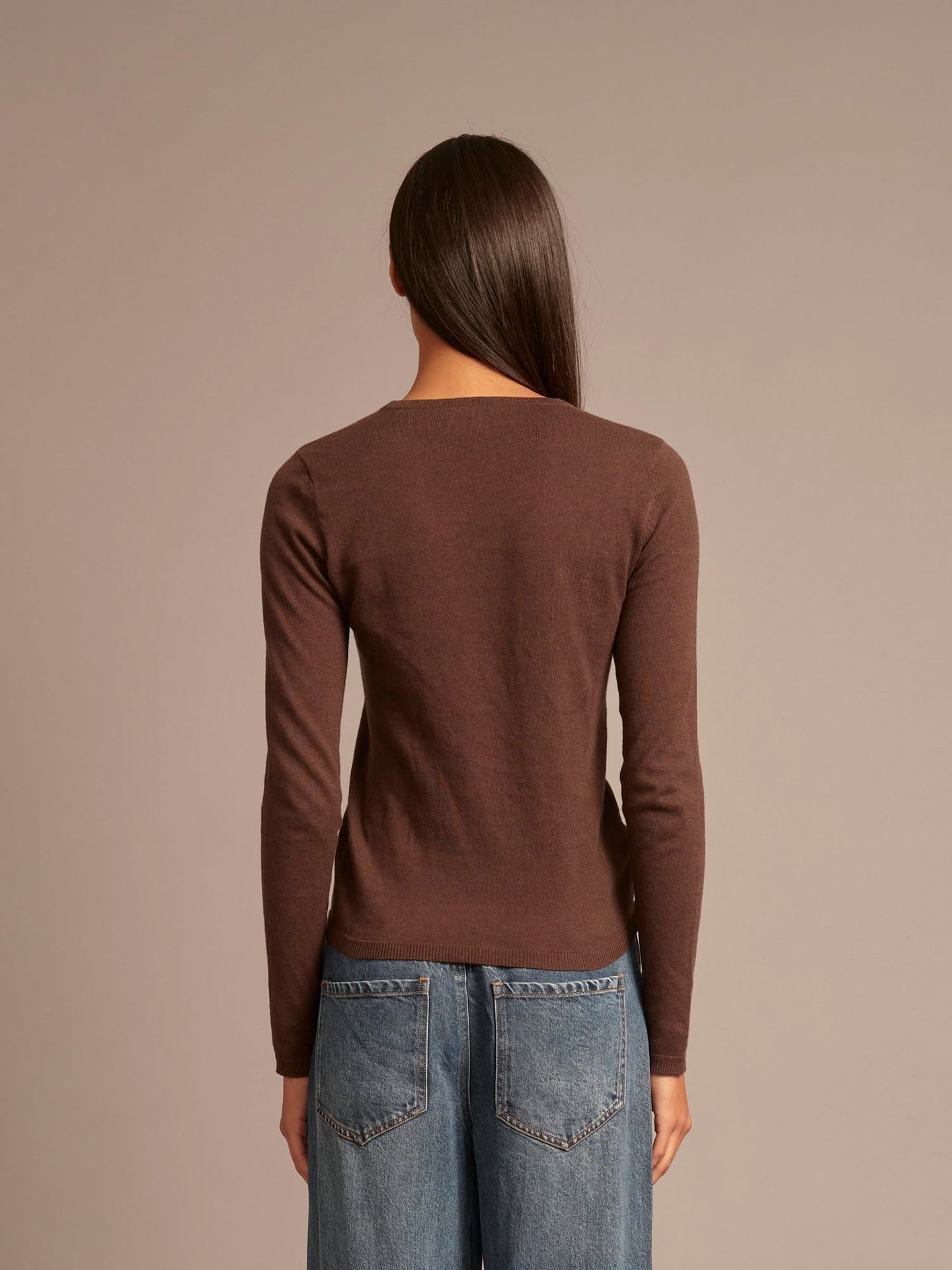 X2606 Sweater Brazil Nut Crewe Sweater Brazil Nut Crewe Sweater