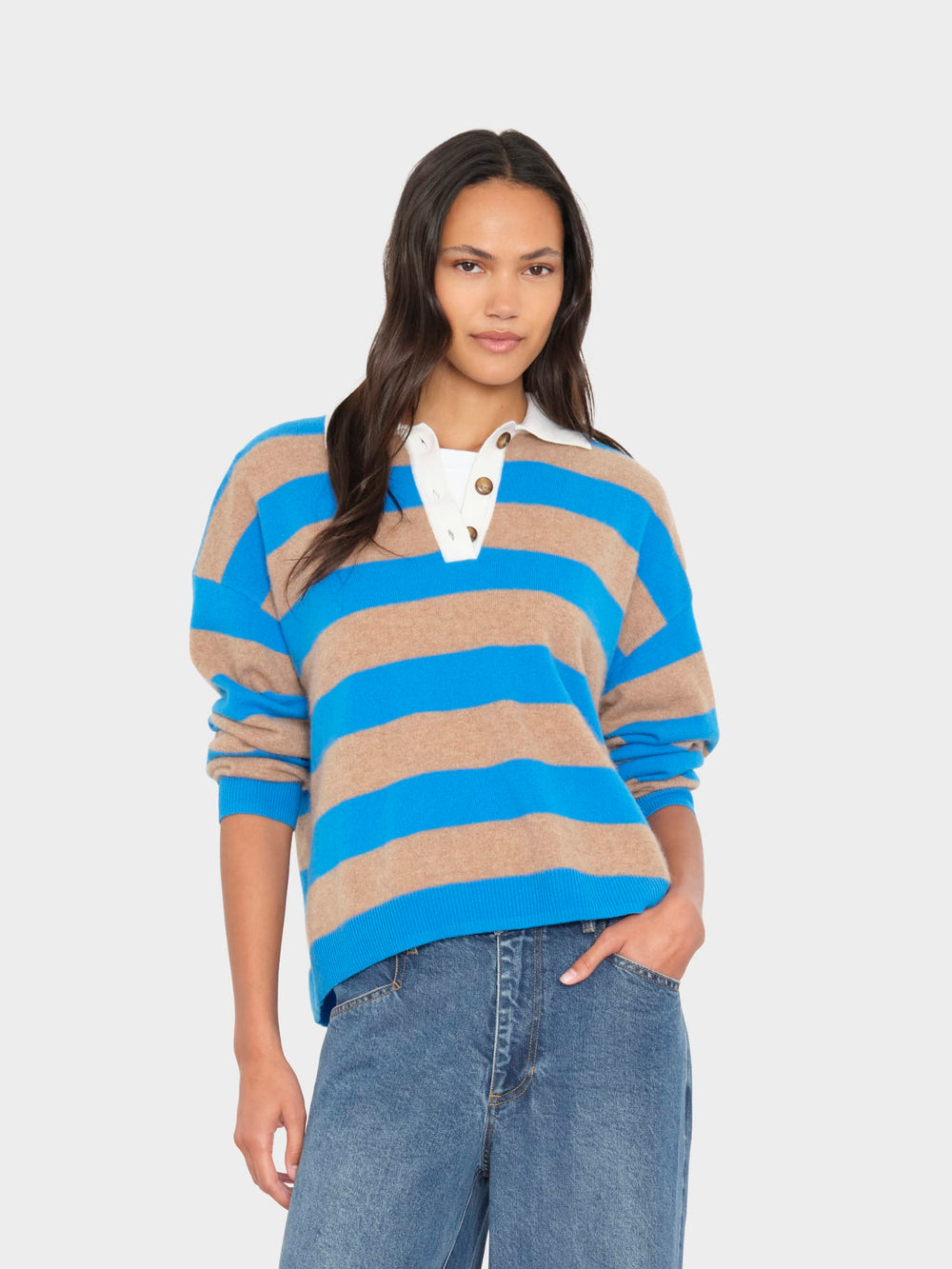 X2606 Sweater Cobalt Sand Braxton Sweater Cobalt Sand Braxton Sweater