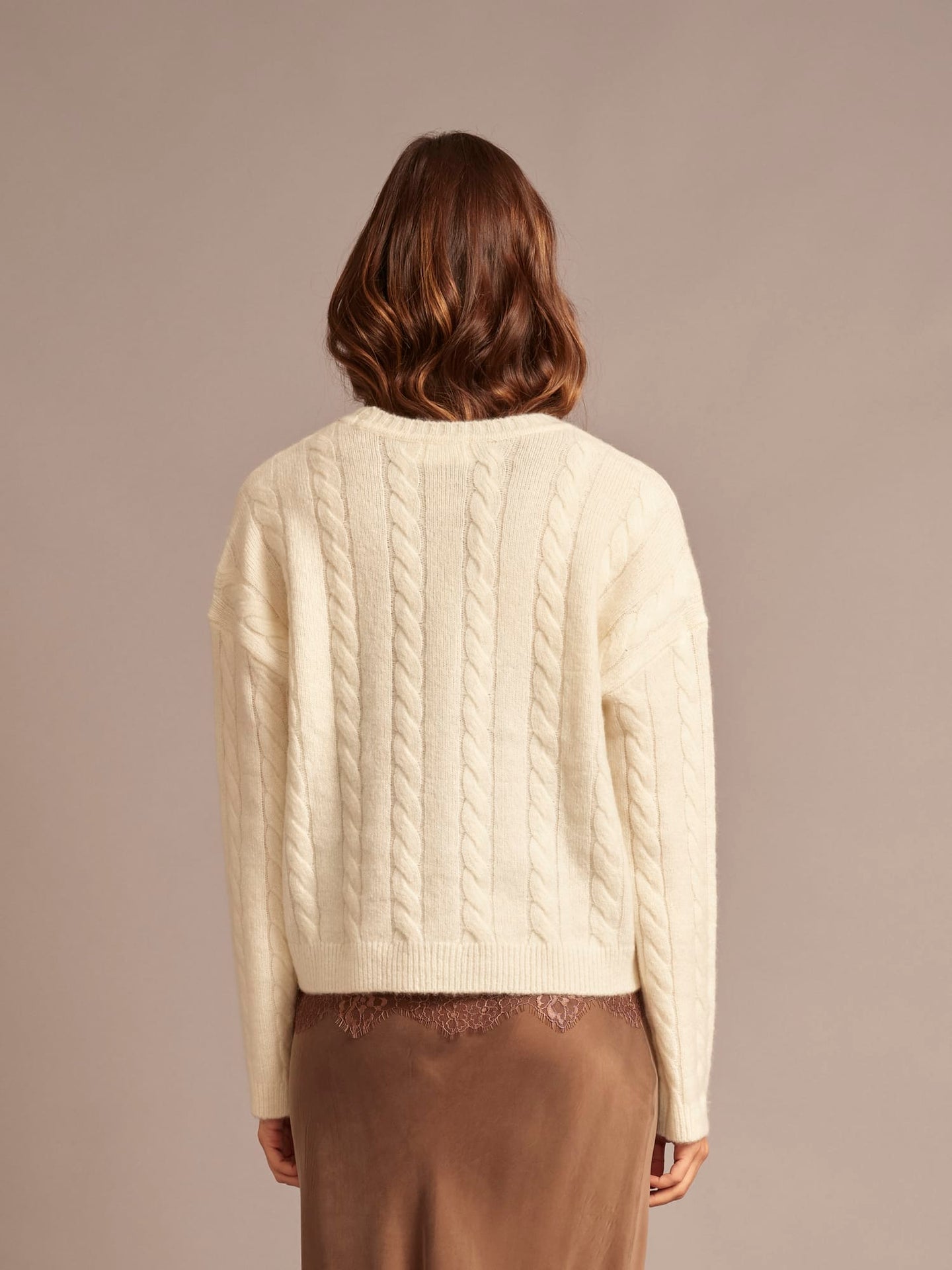X2606 Sweater Cream Feather Leland Sweater Cream Feather Leland Sweater