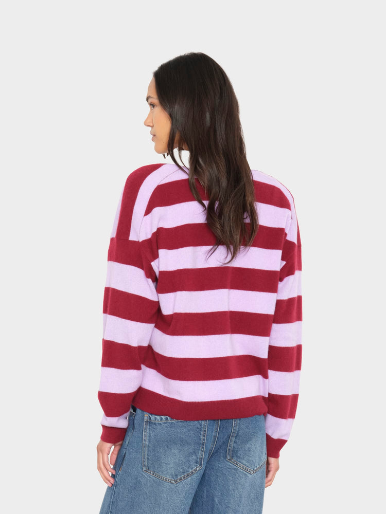 X2606 Sweater Garnet Petal Braxton Sweater Garnet Petal Braxton Sweater
