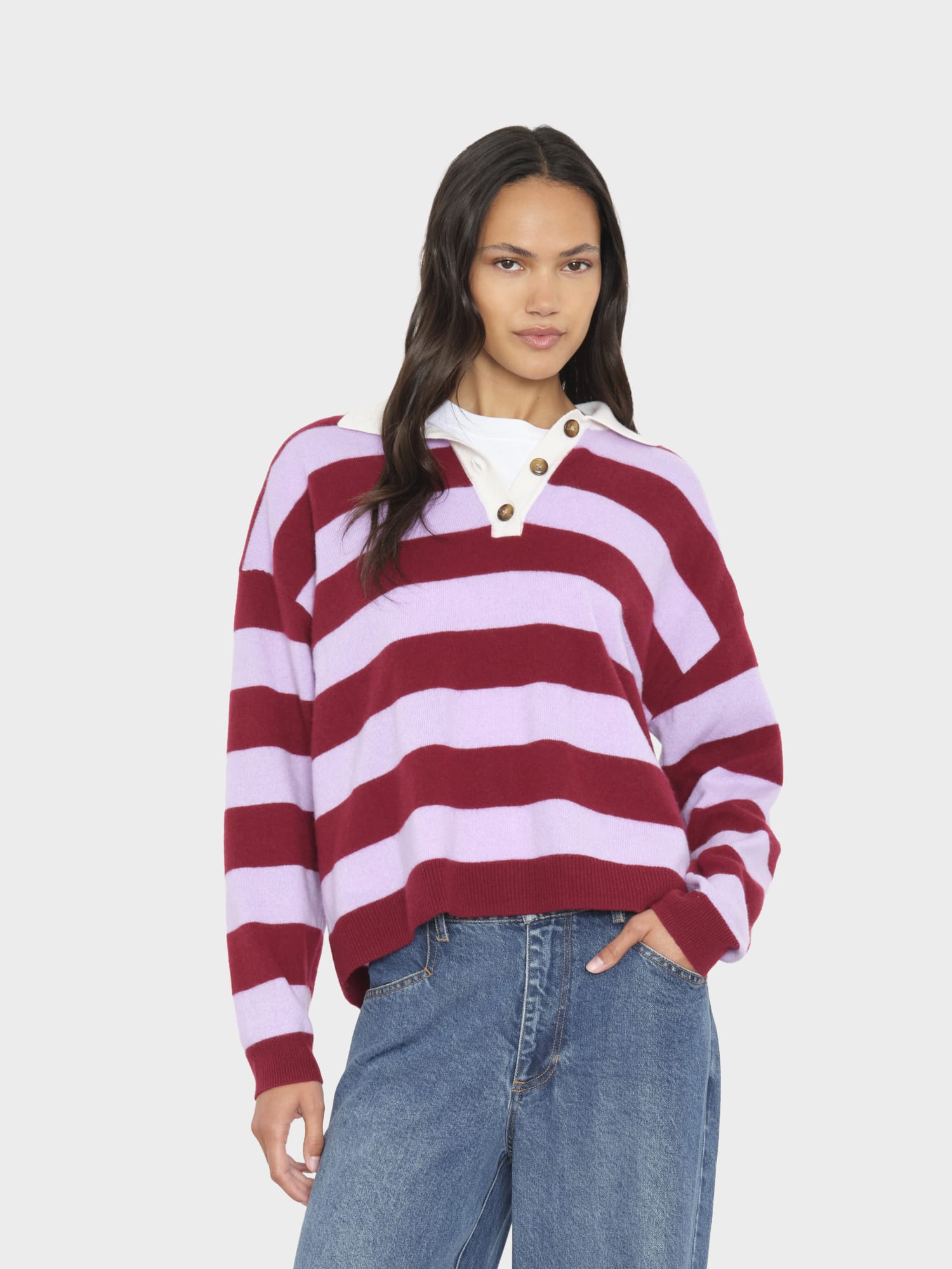 Garnet Petal Braxton Sweater