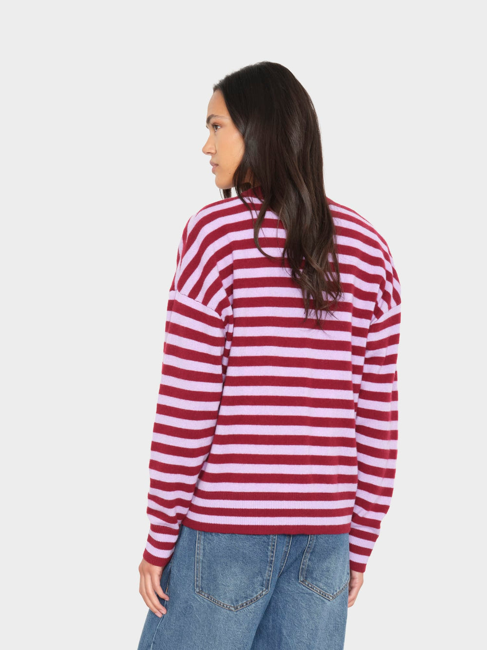 X2606 Sweater Garnet Petal Estelle Cardigan Garnet Petal Estelle Cardigan