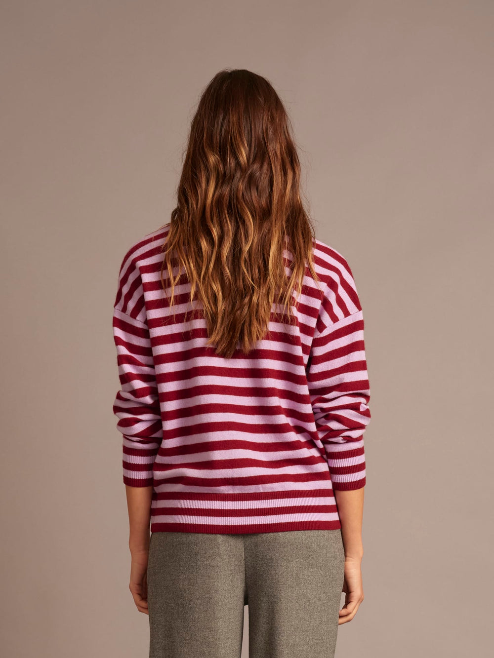 X2606 Sweater Garnet Petal Estelle Cardigan Garnet Petal Estelle Cardigan