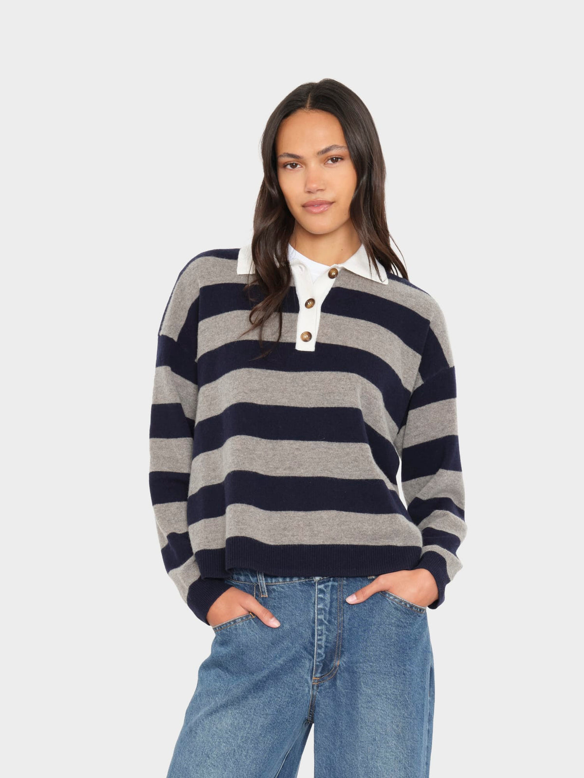 X2606 Sweater Midnight Gray Braxton Sweater Midnight Gray Braxton Sweater