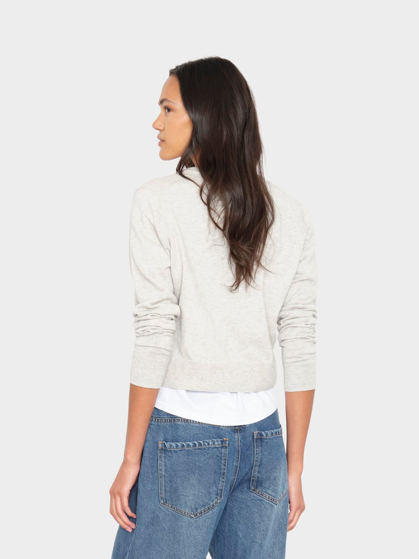 X2606 Sweater Silver Smoke Calder Cardigan Silver Smoke Calder Cardigan