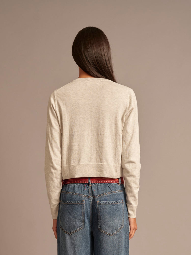 X2606 Sweater Silver Smoke Calder Cardigan Silver Smoke Calder Cardigan