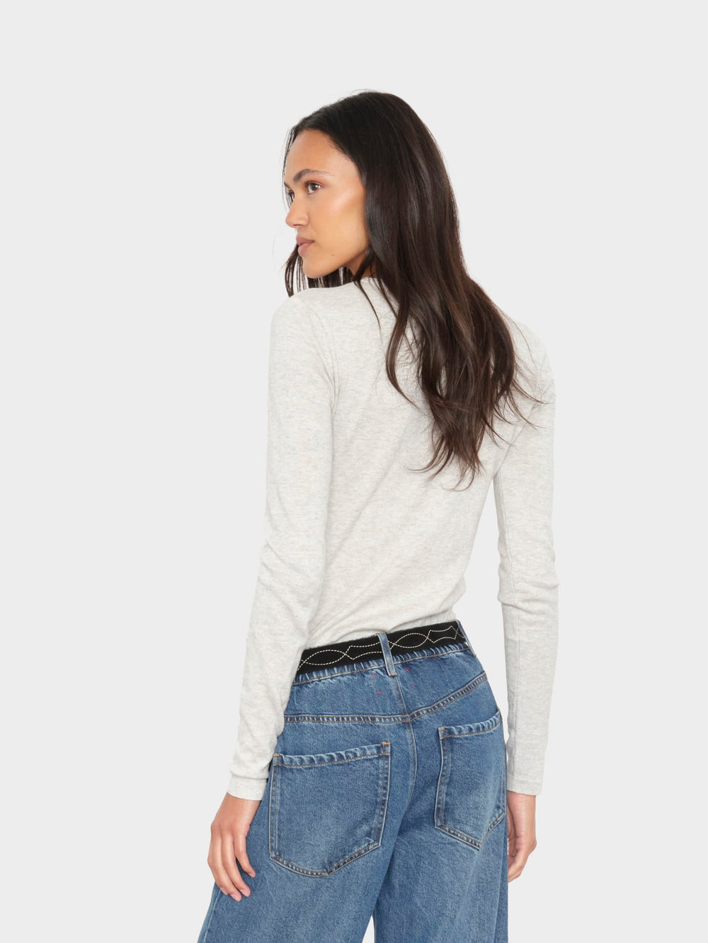 X2606 Sweater Silver Smoke Crewe Sweater Silver Smoke Crewe Sweater