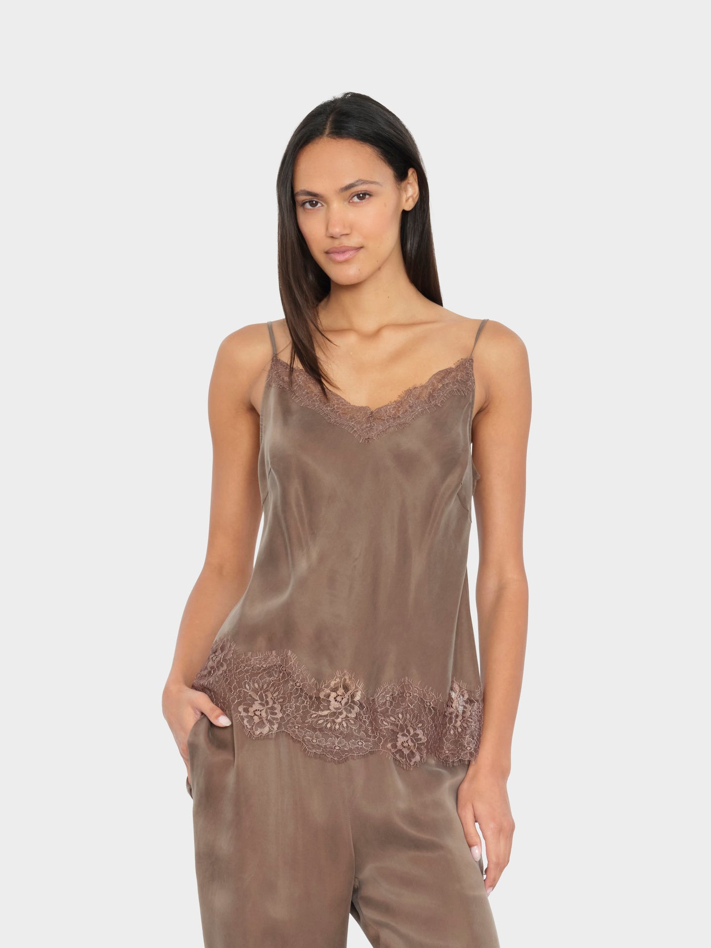 X2606 Top Olive Brown Colette Top Olive Brown Colette Top