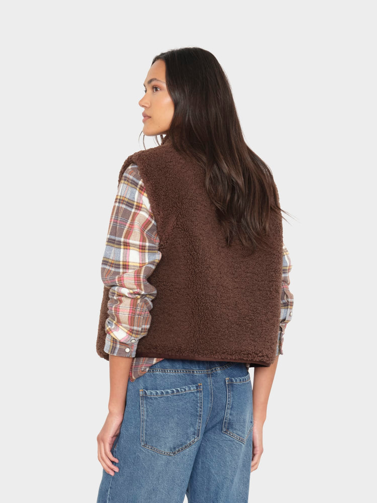 X2606 Vest Chocolate Brown Kensi Vest Chocolate Brown Kensi Vest