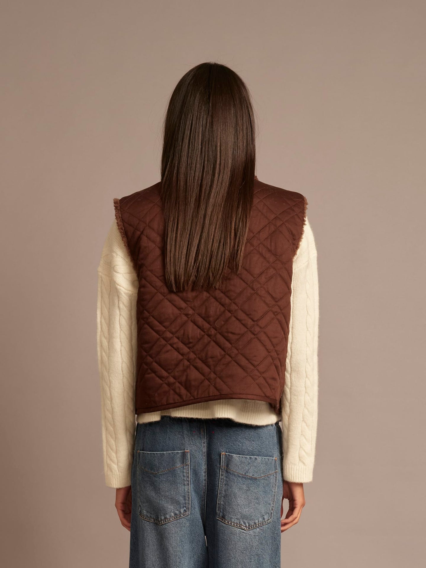 X2606 Vest Chocolate Brown Kensi Vest Chocolate Brown Kensi Vest