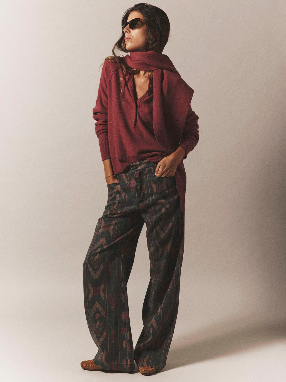 X2607 Pant Black Ikat Nixon Denim Pant Black Ikat Nixon Denim Pant