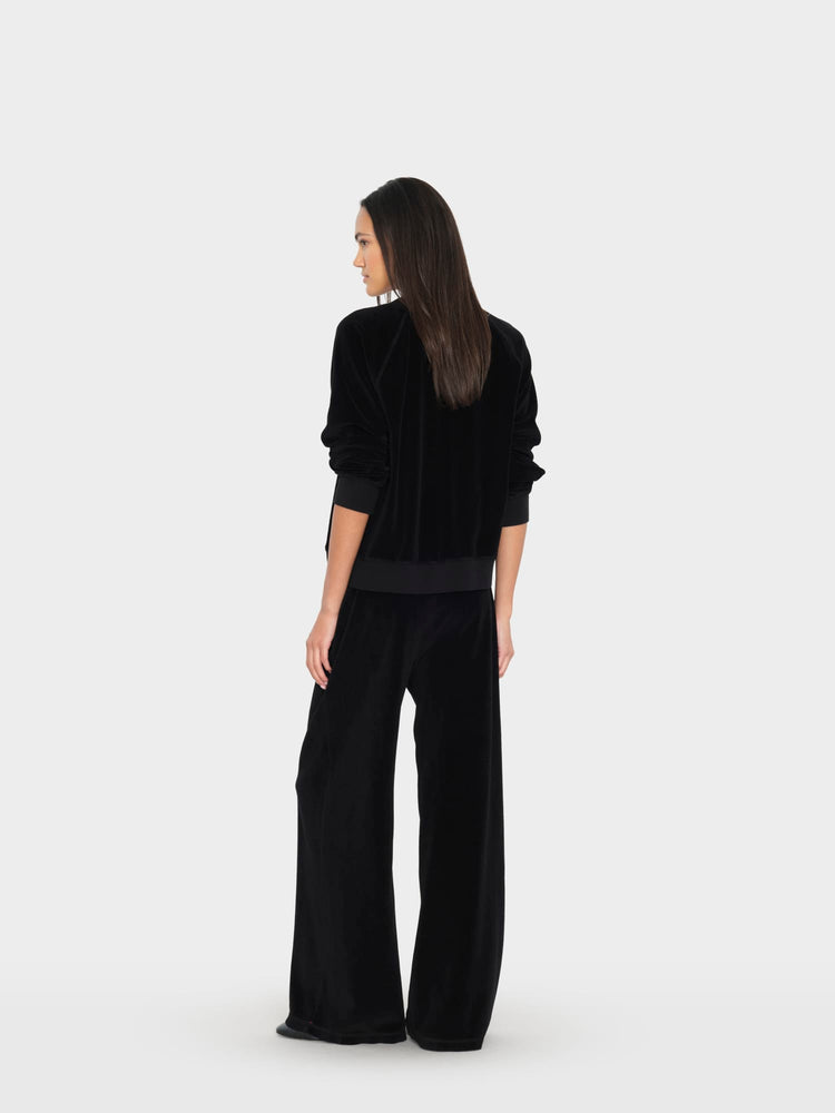 X2607 Pant Black Manon Velour Sweatpant Black Manon Velour Sweatpant