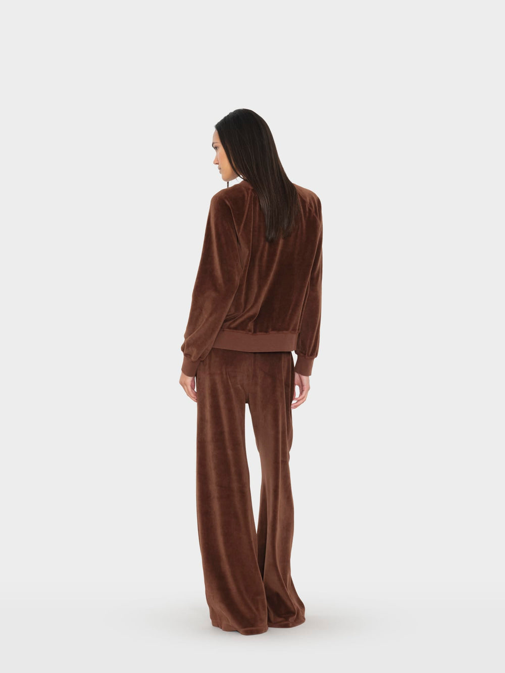 X2607 Pant Mocha Brown Manon Velour Sweatpant Mocha Brown Manon Velour Sweatpant