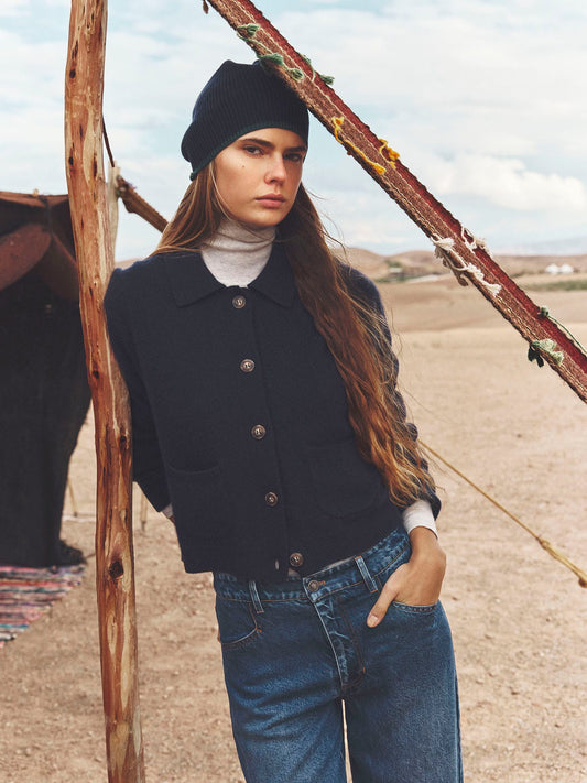 X2607 Sweater Midnight Blue Bevyn Cardigan Midnight Blue Bevyn Cardigan