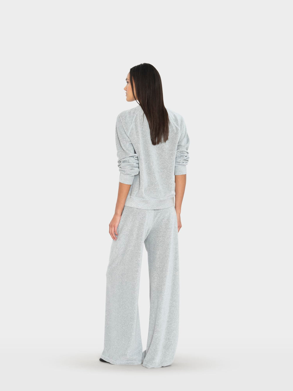 X2607 Sweatpant Heather Grey Manon Velour Pant Heather Grey Manon Velour Pant
