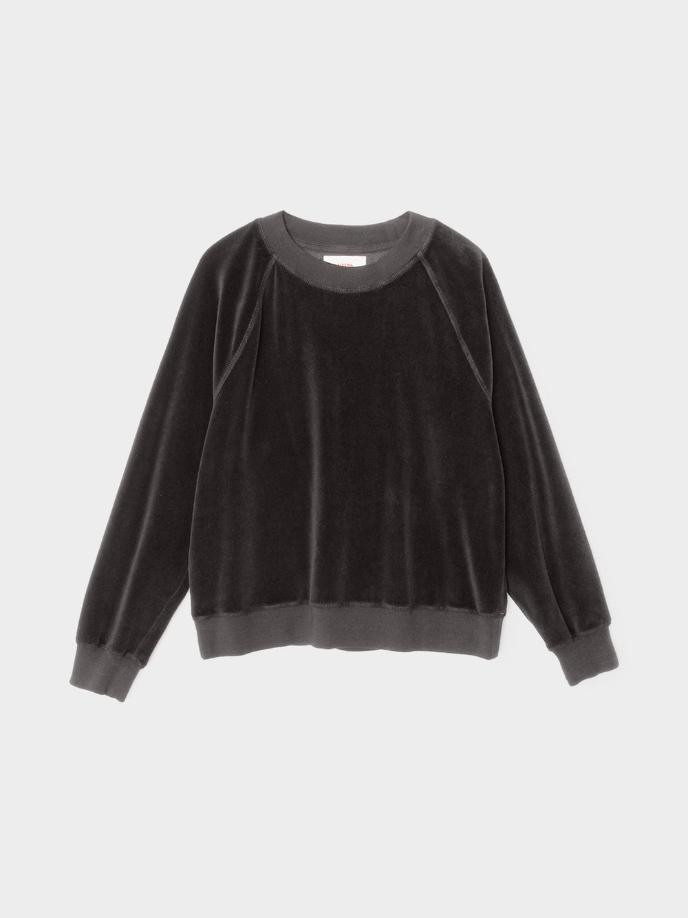 X2607 Sweatshirt Black Pierre Velour Sweatshirt Black Pierre Velour Sweatshirt