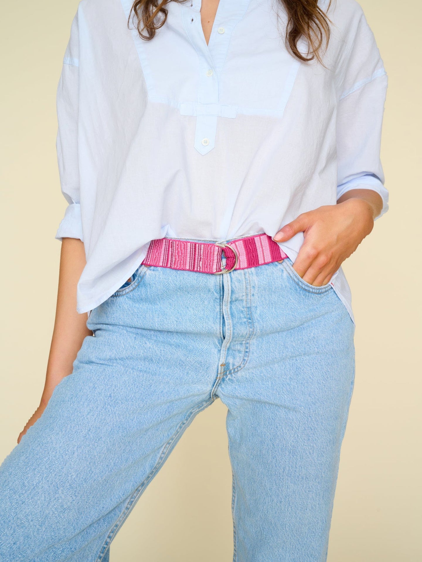 Xirena Belt Pink Pop Stevie Belt
