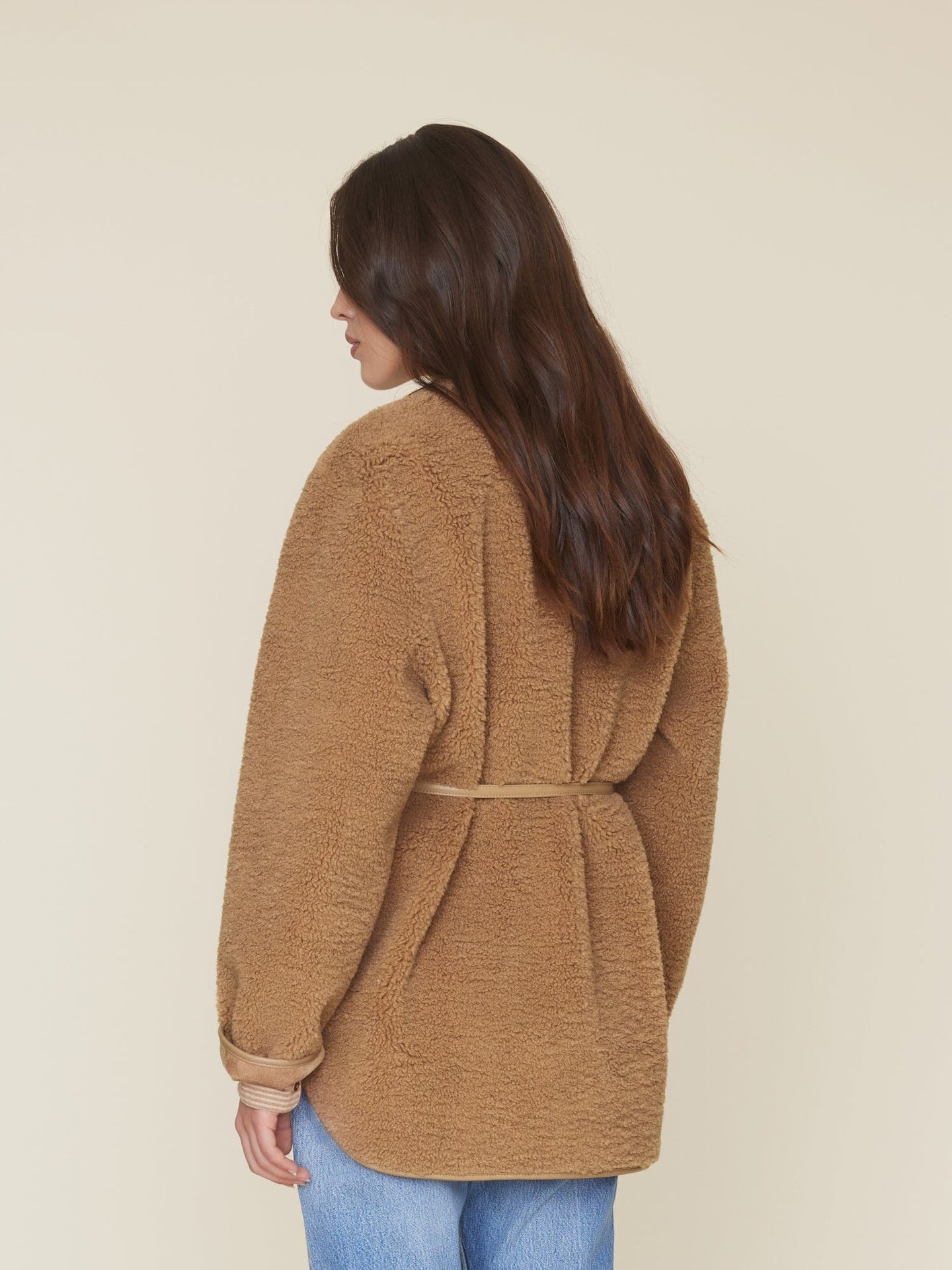 Xirena Coat Driftwood Sinclair Suede Coat