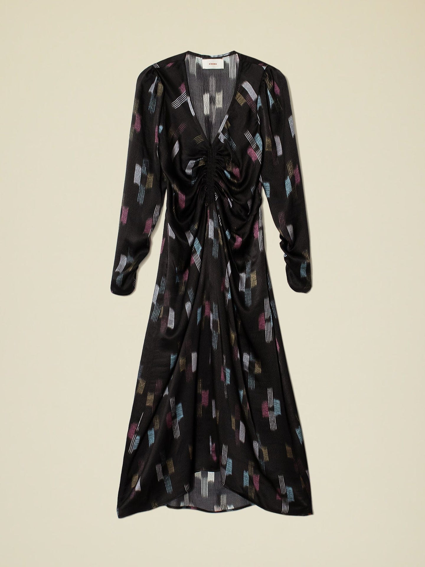 Xirena Dress Black Ikat Odessa Dress