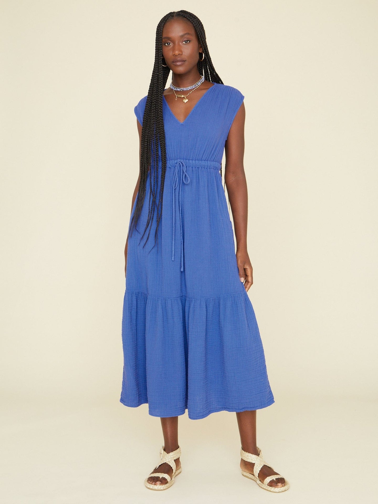 Xirena Dress Blue Billow Rosalie Dress