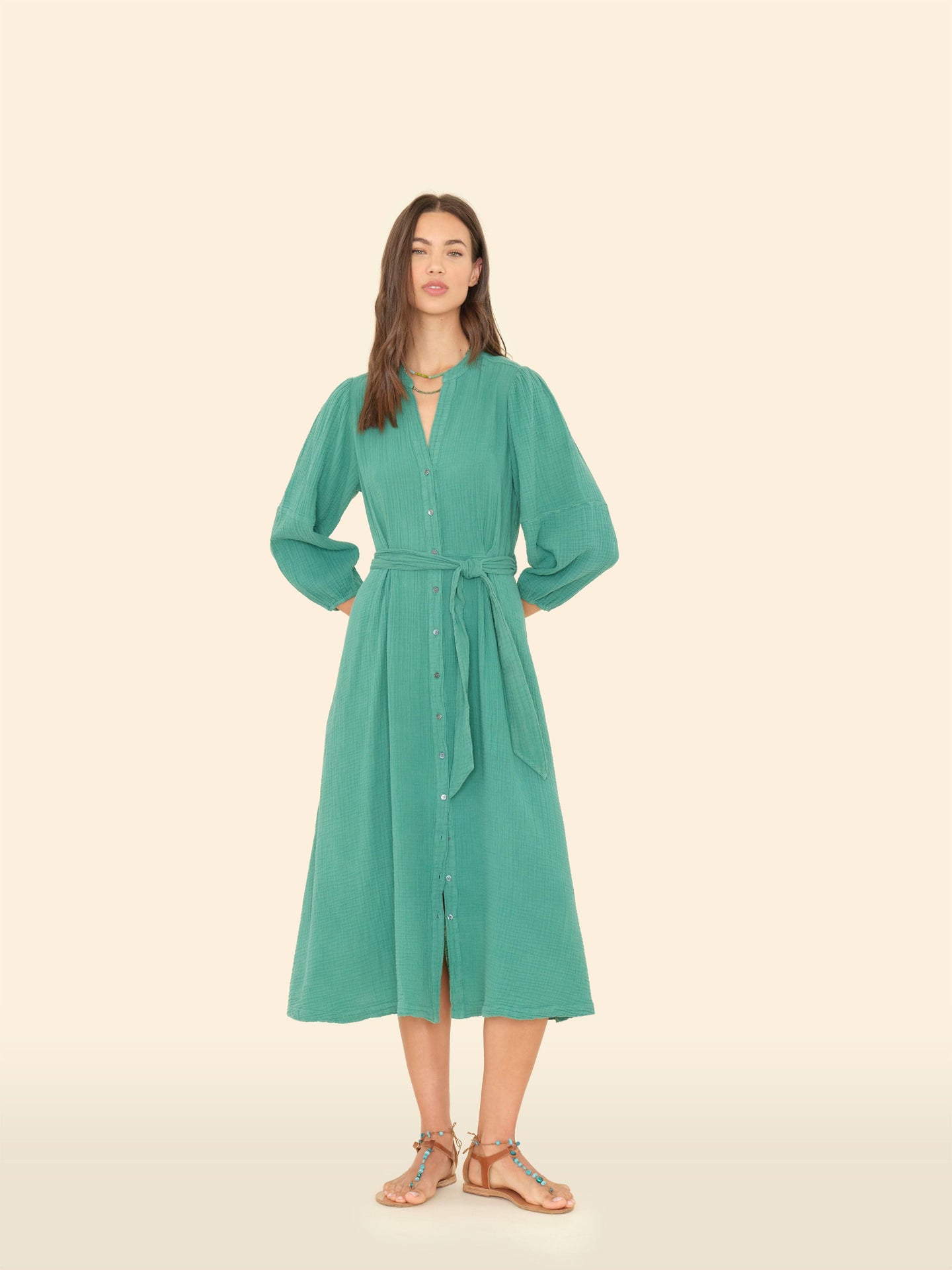 Xirena Dress Bottle Green Selene Dress Bottle Green Selene Dress