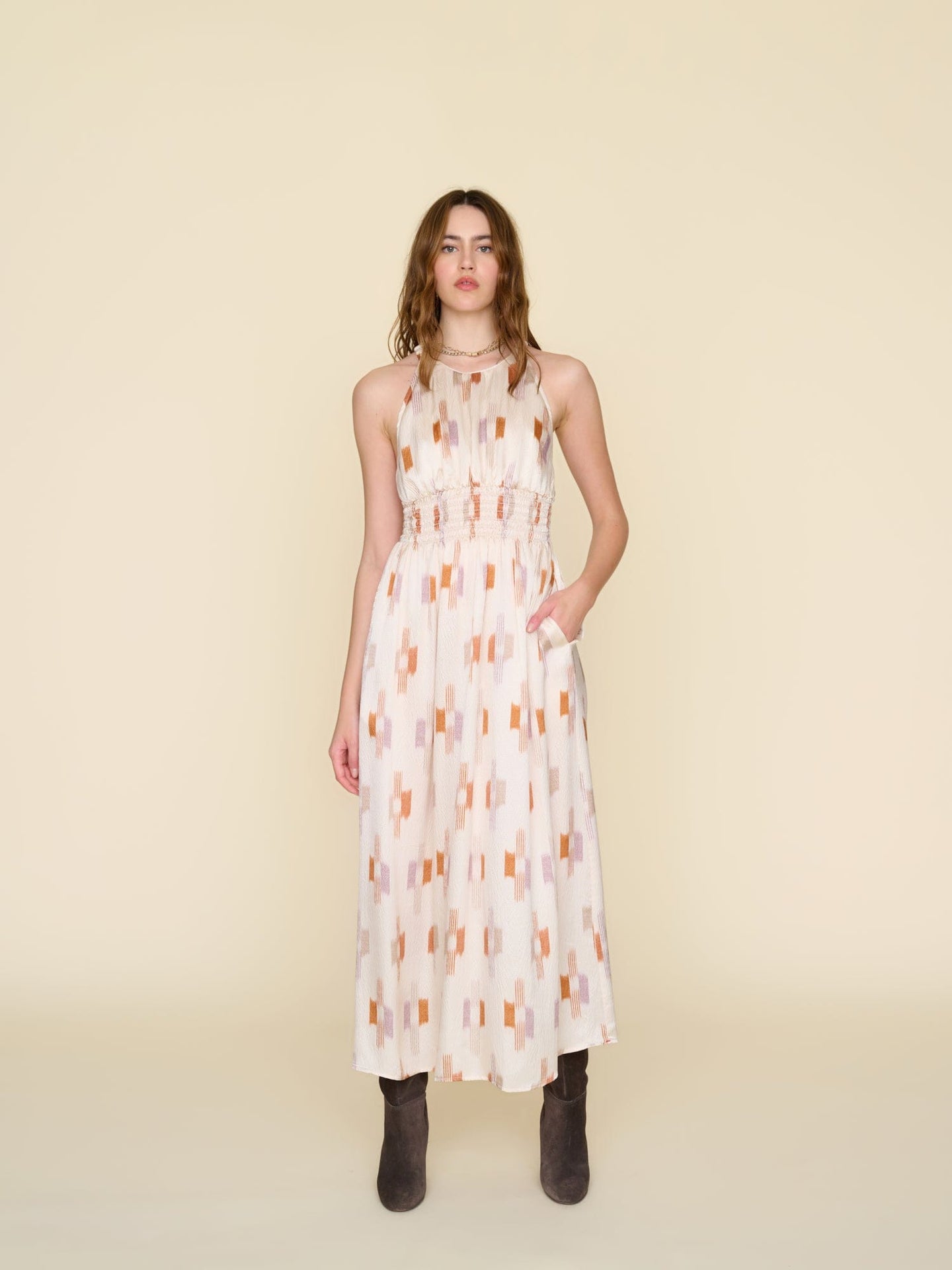 Xirena Dress Cream Ikat Tavia Dress
