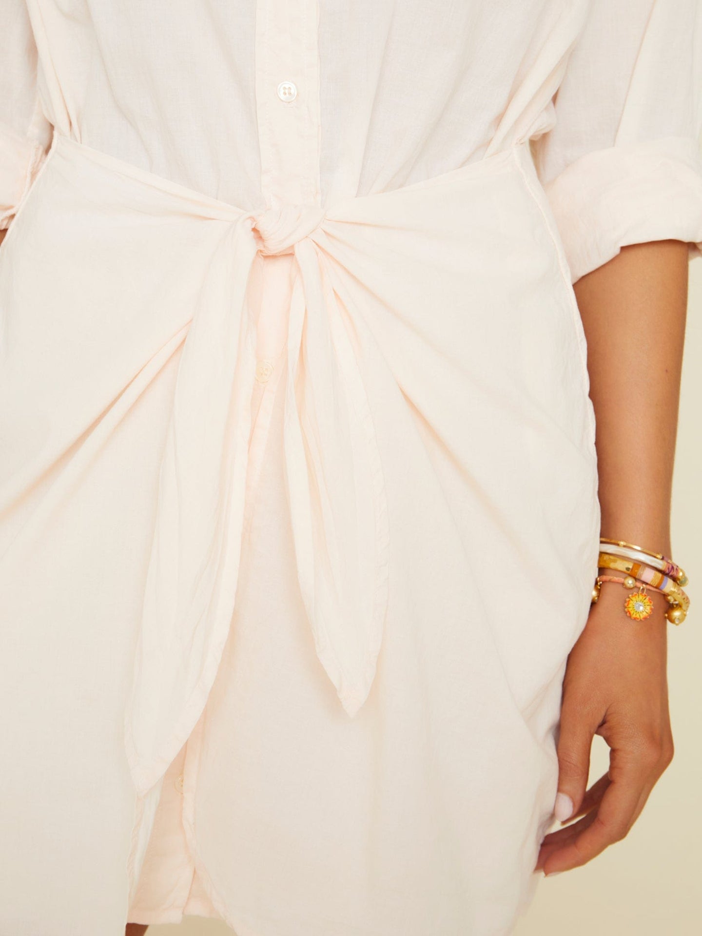 Xirena Dress Cream Peach Arly Dress