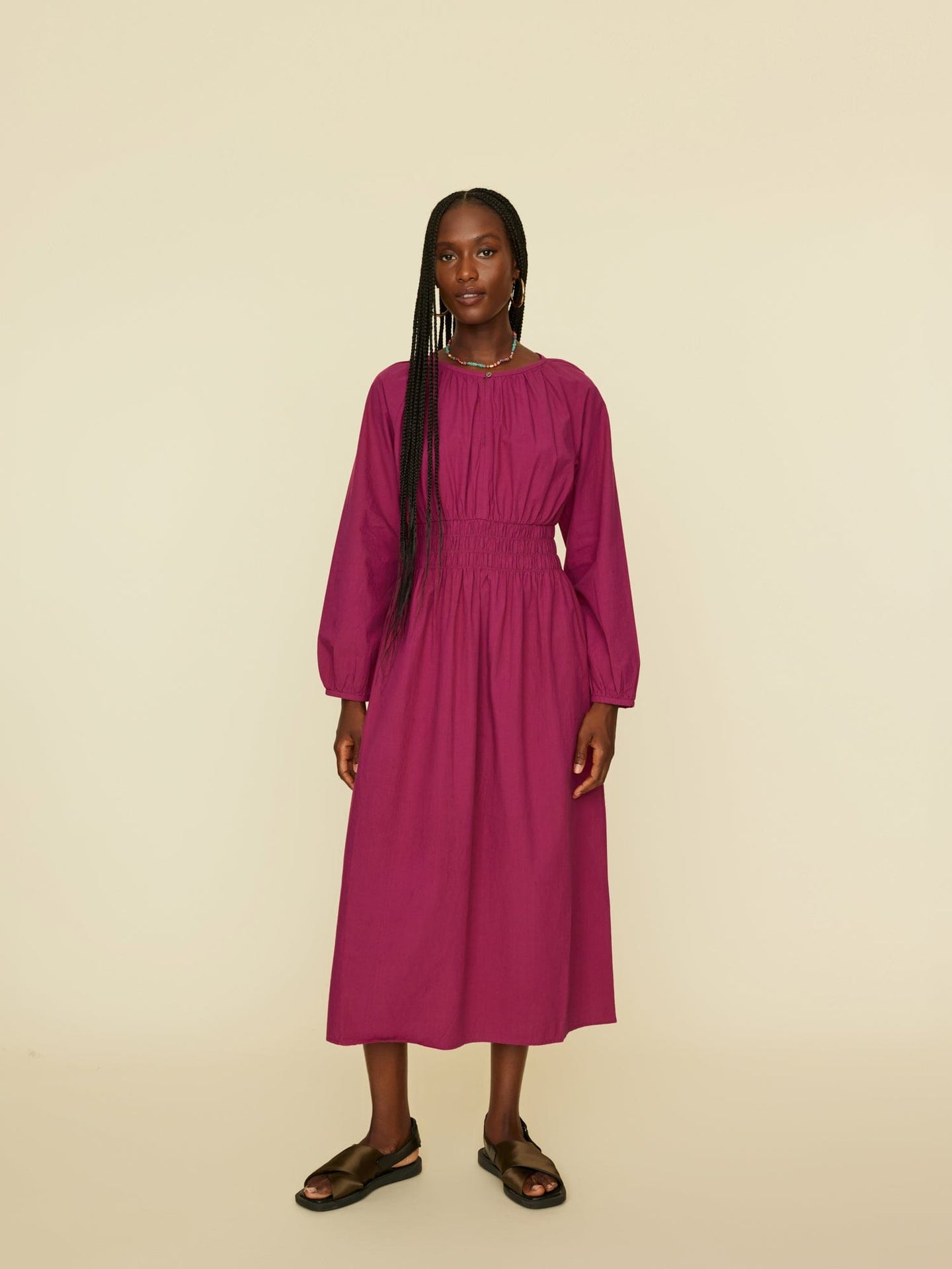 Xirena Dress Deep Magenta Simone Dress