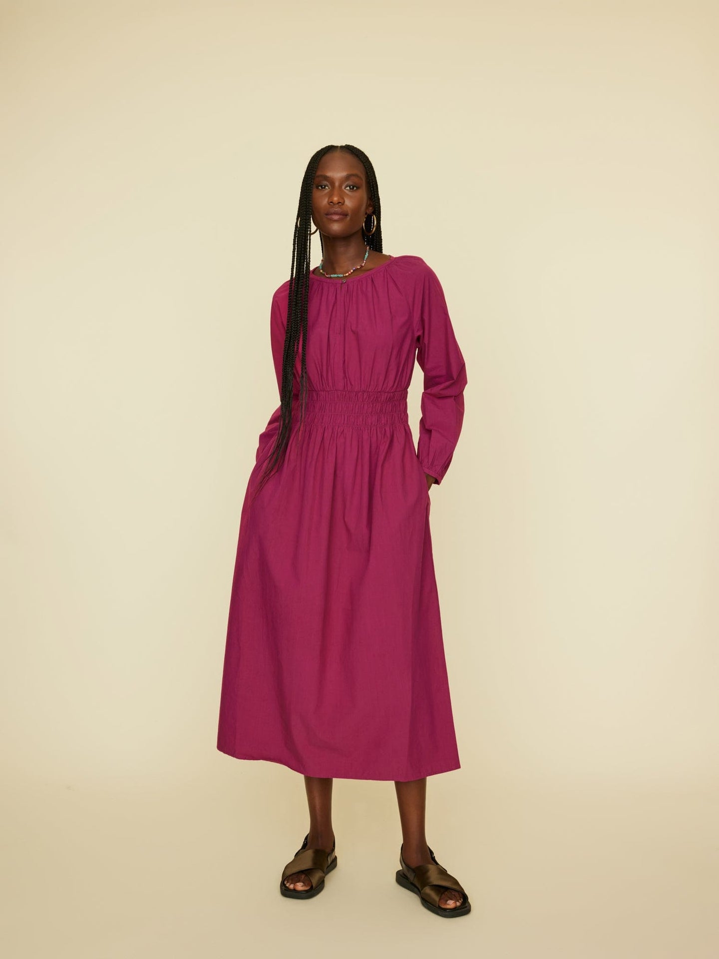 Xirena Dress Deep Magenta Simone Dress