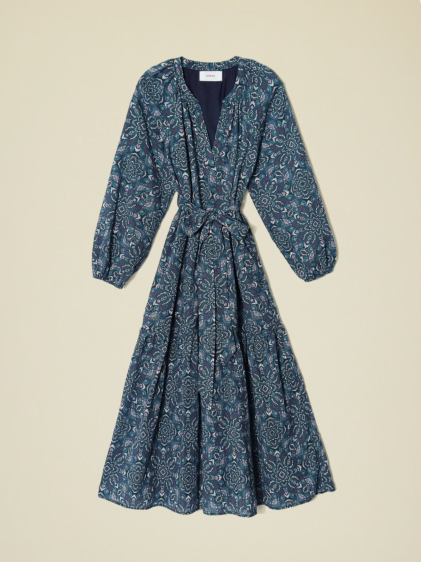 Xirena Dress Indigo Flora Ambrose Dress