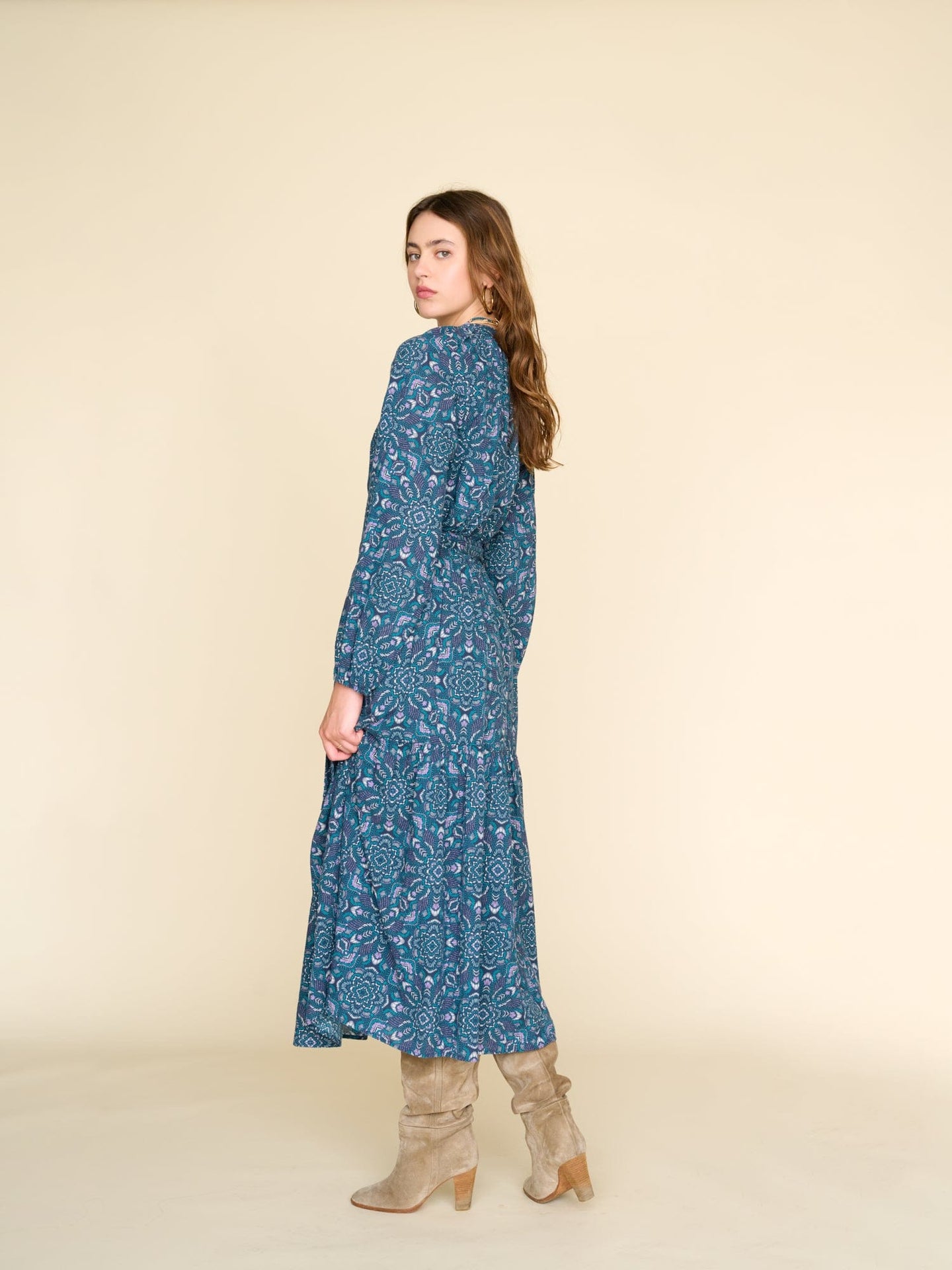 Xirena Dress Indigo Flora Ambrose Dress