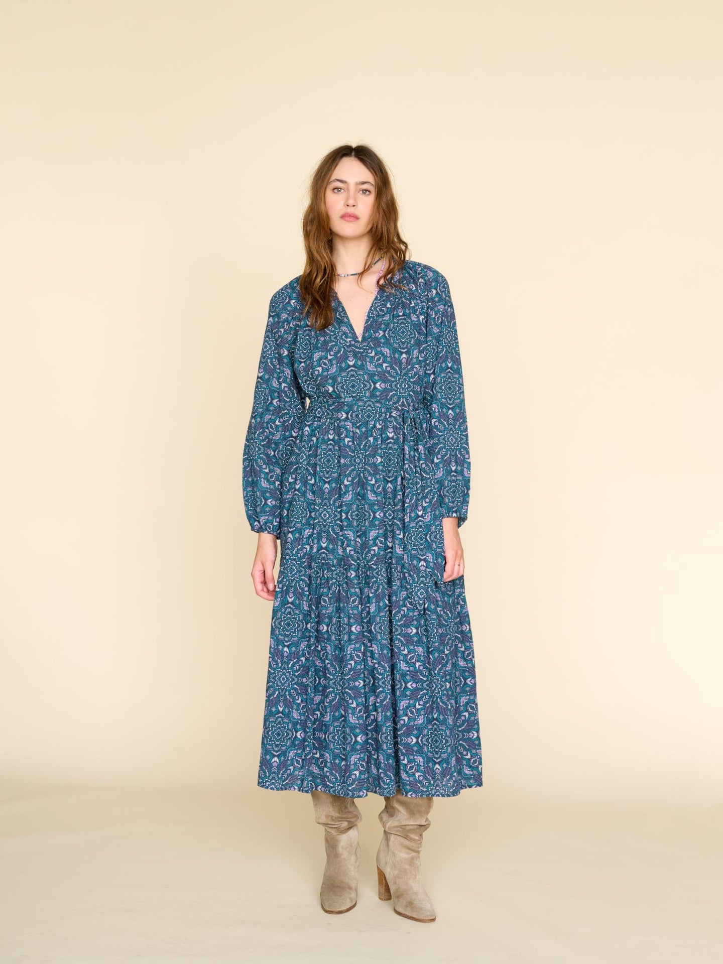 Xirena Dress Indigo Flora Ambrose Dress