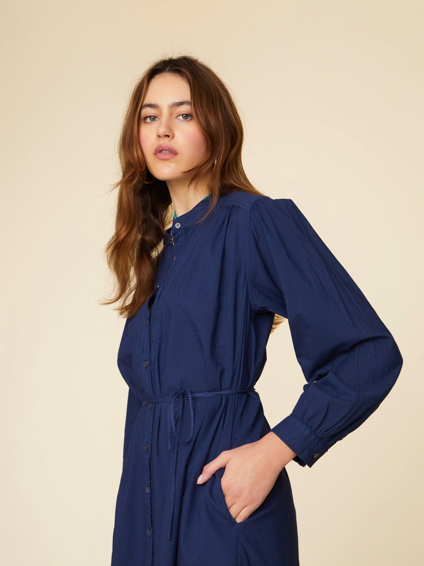 Xirena Dress Navy Winnie Dress